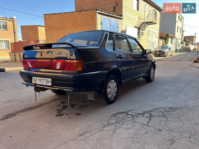 Чорний ВАЗ 2115 Самара, об'ємом двигуна 1.6 л та пробігом 83 тис. км за 2100 $, фото 7 на Automoto.ua