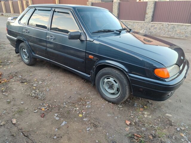 Черный ВАЗ 2115 Самара, объемом двигателя 1.6 л и пробегом 188 тыс. км за 2500 $, фото 1 на Automoto.ua