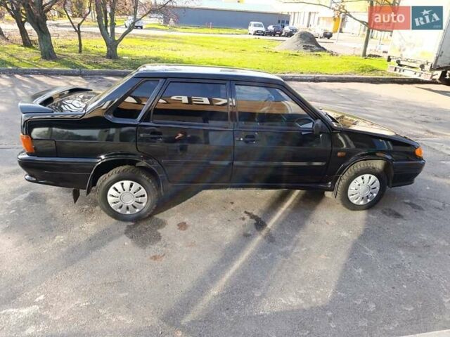 Чорний ВАЗ 2115 Самара, об'ємом двигуна 1.6 л та пробігом 94 тис. км за 3750 $, фото 1 на Automoto.ua