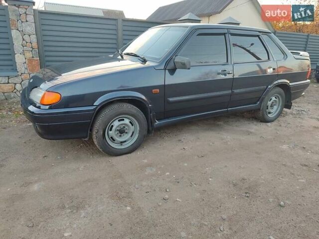 Черный ВАЗ 2115 Самара, объемом двигателя 1.6 л и пробегом 188 тыс. км за 2500 $, фото 1 на Automoto.ua