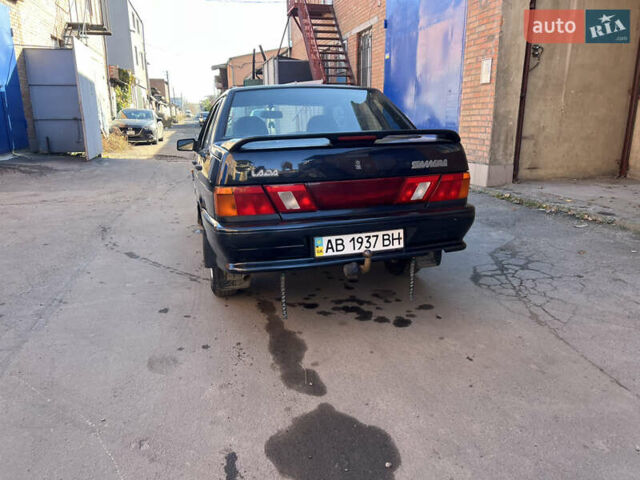 Чорний ВАЗ 2115 Самара, об'ємом двигуна 1.6 л та пробігом 83 тис. км за 2100 $, фото 6 на Automoto.ua