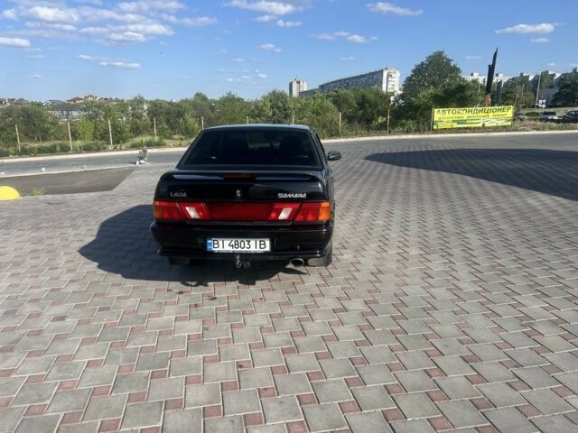 Черный ВАЗ 2115 Самара, объемом двигателя 1.6 л и пробегом 350 тыс. км за 2000 $, фото 4 на Automoto.ua