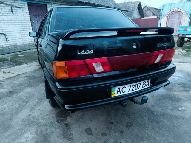 Черный ВАЗ 2115 Самара, объемом двигателя 0 л и пробегом 265 тыс. км за 2650 $, фото 4 на Automoto.ua