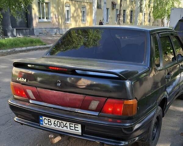 Черный ВАЗ 2115 Самара, объемом двигателя 1.6 л и пробегом 374 тыс. км за 2300 $, фото 3 на Automoto.ua