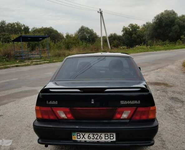Чорний ВАЗ 2115 Самара, об'ємом двигуна 1.6 л та пробігом 113 тис. км за 2100 $, фото 1 на Automoto.ua
