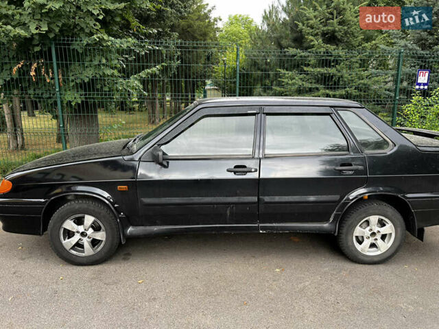 Чорний ВАЗ 2115 Самара, об'ємом двигуна 1.6 л та пробігом 185 тис. км за 3000 $, фото 2 на Automoto.ua
