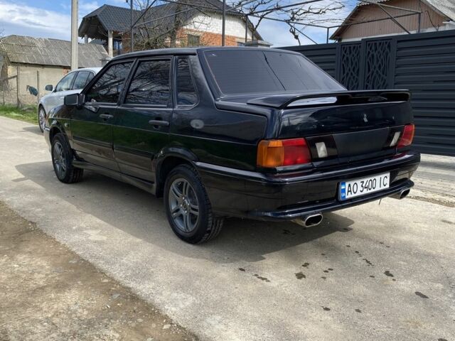 Черный ВАЗ 2115 Самара, объемом двигателя 1.6 л и пробегом 52 тыс. км за 3000 $, фото 2 на Automoto.ua