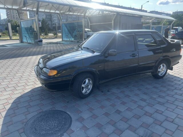 Черный ВАЗ 2115 Самара, объемом двигателя 1.6 л и пробегом 350 тыс. км за 2000 $, фото 3 на Automoto.ua