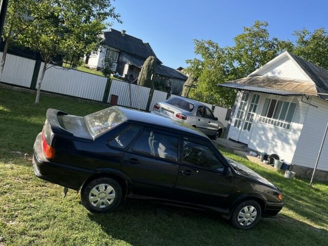 Черный ВАЗ 2115 Самара, объемом двигателя 1.6 л и пробегом 175 тыс. км за 1600 $, фото 6 на Automoto.ua