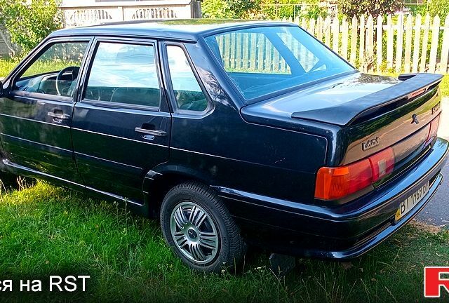 Черный ВАЗ 2115 Самара, объемом двигателя 1.6 л и пробегом 248 тыс. км за 1750 $, фото 2 на Automoto.ua