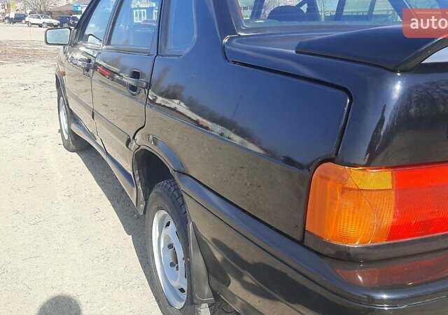 Черный ВАЗ 2115 Самара, объемом двигателя 1.6 л и пробегом 93 тыс. км за 3000 $, фото 19 на Automoto.ua