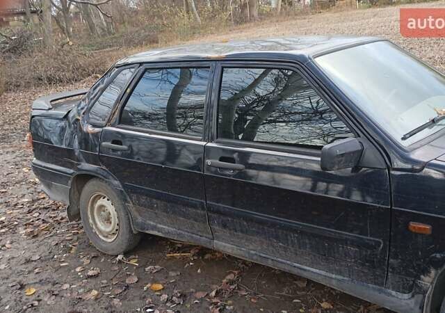 Чорний ВАЗ 2115 Самара, об'ємом двигуна 1.6 л та пробігом 20 тис. км за 800 $, фото 1 на Automoto.ua