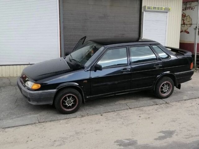 Чорний ВАЗ 2115 Самара, об'ємом двигуна 1.6 л та пробігом 73 тис. км за 2400 $, фото 1 на Automoto.ua