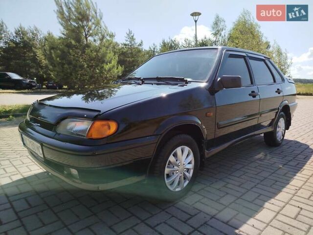 Черный ВАЗ 2115 Самара, объемом двигателя 1.6 л и пробегом 93 тыс. км за 3750 $, фото 3 на Automoto.ua
