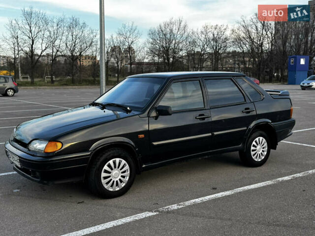 Черный ВАЗ 2115 Самара, объемом двигателя 1.6 л и пробегом 135 тыс. км за 1850 $, фото 2 на Automoto.ua