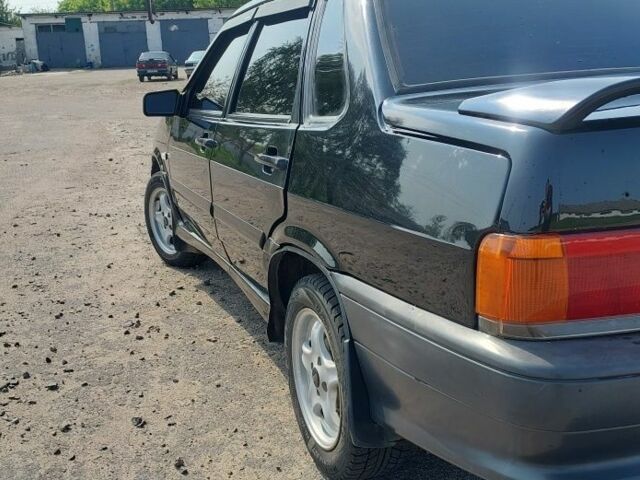 Черный ВАЗ 2115 Самара, объемом двигателя 1.6 л и пробегом 190 тыс. км за 2250 $, фото 4 на Automoto.ua