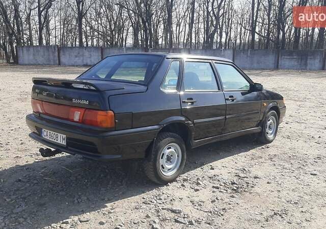 Черный ВАЗ 2115 Самара, объемом двигателя 1.6 л и пробегом 93 тыс. км за 3000 $, фото 2 на Automoto.ua