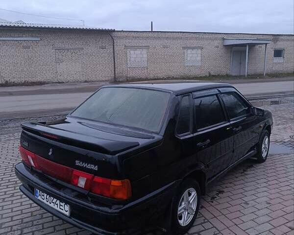 Черный ВАЗ 2115 Самара, объемом двигателя 1.6 л и пробегом 105 тыс. км за 2500 $, фото 4 на Automoto.ua