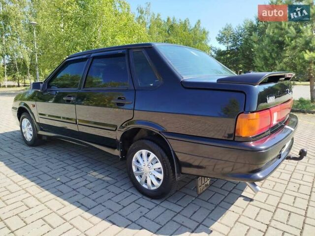 Черный ВАЗ 2115 Самара, объемом двигателя 1.6 л и пробегом 93 тыс. км за 3750 $, фото 7 на Automoto.ua
