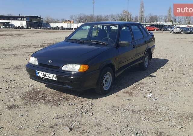 Черный ВАЗ 2115 Самара, объемом двигателя 1.6 л и пробегом 93 тыс. км за 3000 $, фото 6 на Automoto.ua