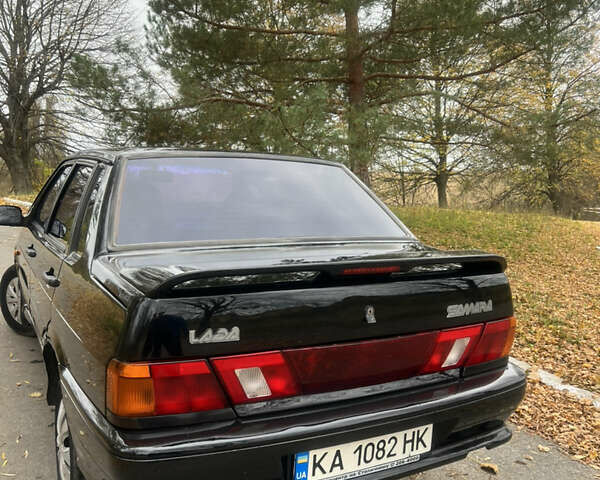 Черный ВАЗ 2115 Самара, объемом двигателя 1.6 л и пробегом 200 тыс. км за 2450 $, фото 6 на Automoto.ua