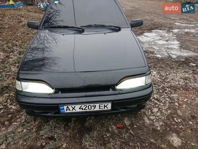 Черный ВАЗ 2115 Самара, объемом двигателя 1.6 л и пробегом 210 тыс. км за 3000 $, фото 5 на Automoto.ua
