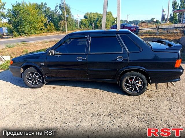 Черный ВАЗ 2115 Самара, объемом двигателя 1.6 л и пробегом 80 тыс. км за 3000 $, фото 2 на Automoto.ua
