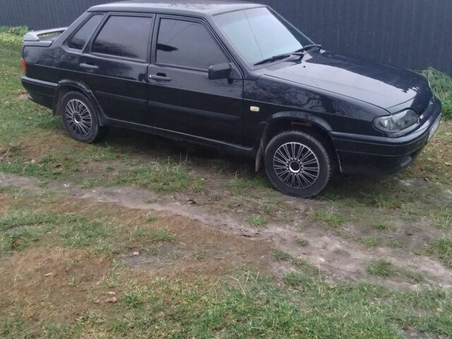 Черный ВАЗ 2115 Самара, объемом двигателя 1.6 л и пробегом 123 тыс. км за 1900 $, фото 4 на Automoto.ua