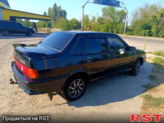 Черный ВАЗ 2115 Самара, объемом двигателя 1.6 л и пробегом 80 тыс. км за 3000 $, фото 1 на Automoto.ua