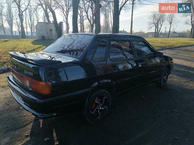 Черный ВАЗ 2115 Самара, объемом двигателя 1.6 л и пробегом 111 тыс. км за 1890 $, фото 15 на Automoto.ua