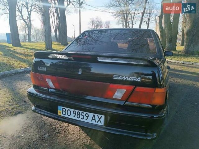 Черный ВАЗ 2115 Самара, объемом двигателя 1.6 л и пробегом 111 тыс. км за 1890 $, фото 6 на Automoto.ua