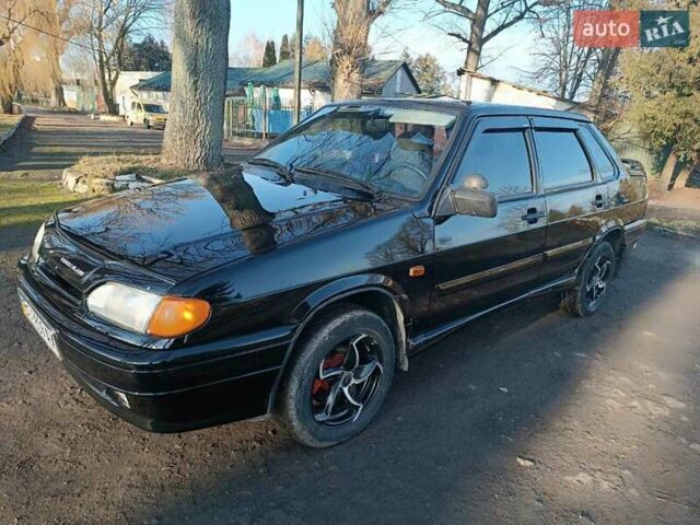 Черный ВАЗ 2115 Самара, объемом двигателя 1.6 л и пробегом 111 тыс. км за 1890 $, фото 4 на Automoto.ua
