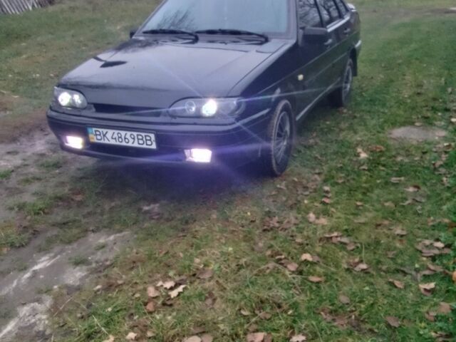 Черный ВАЗ 2115 Самара, объемом двигателя 1.6 л и пробегом 123 тыс. км за 1900 $, фото 1 на Automoto.ua