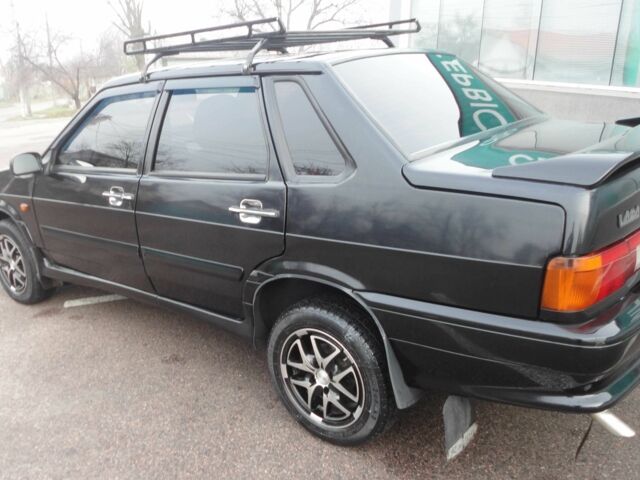 Черный ВАЗ 2115 Самара, объемом двигателя 1.6 л и пробегом 112 тыс. км за 3299 $, фото 3 на Automoto.ua