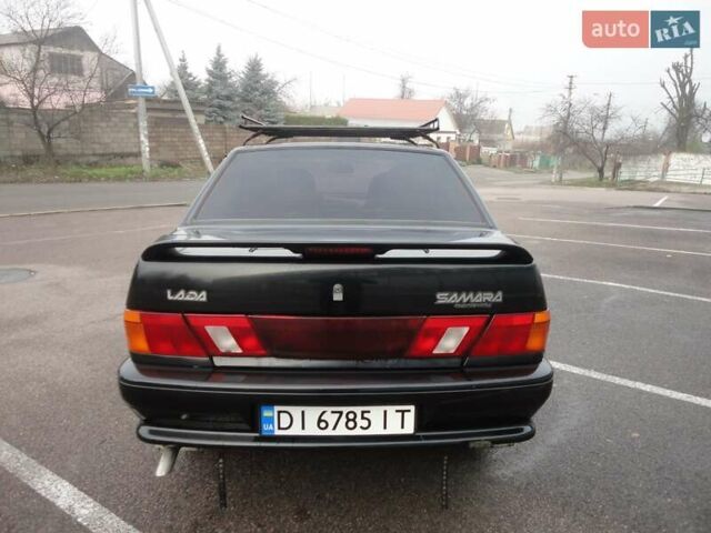 Черный ВАЗ 2115 Самара, объемом двигателя 1.6 л и пробегом 112 тыс. км за 3299 $, фото 5 на Automoto.ua