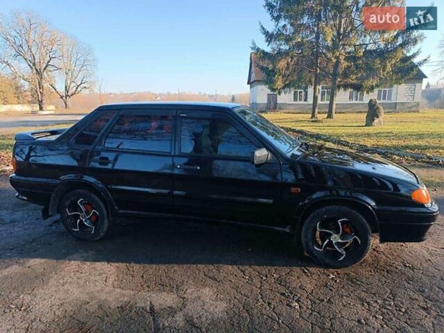 Черный ВАЗ 2115 Самара, объемом двигателя 1.6 л и пробегом 111 тыс. км за 1890 $, фото 9 на Automoto.ua