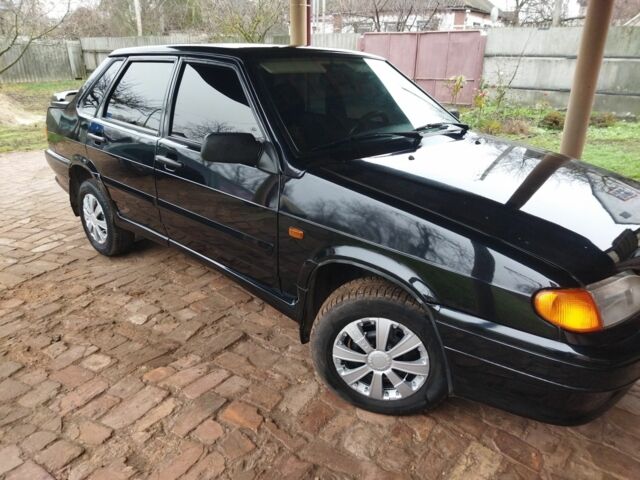 Черный ВАЗ 2115 Самара, объемом двигателя 1.6 л и пробегом 170 тыс. км за 2550 $, фото 2 на Automoto.ua