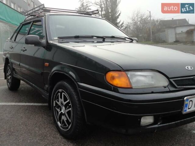 Черный ВАЗ 2115 Самара, объемом двигателя 1.6 л и пробегом 112 тыс. км за 3299 $, фото 2 на Automoto.ua