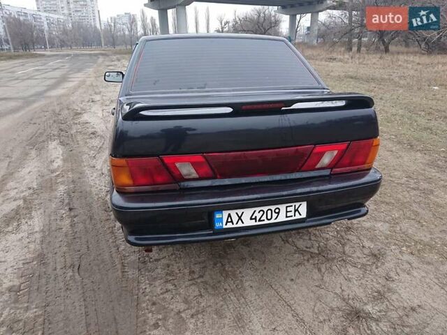 Черный ВАЗ 2115 Самара, объемом двигателя 1.6 л и пробегом 210 тыс. км за 3000 $, фото 1 на Automoto.ua