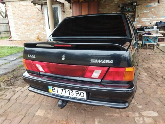 Черный ВАЗ 2115 Самара, объемом двигателя 1.6 л и пробегом 170 тыс. км за 2550 $, фото 7 на Automoto.ua