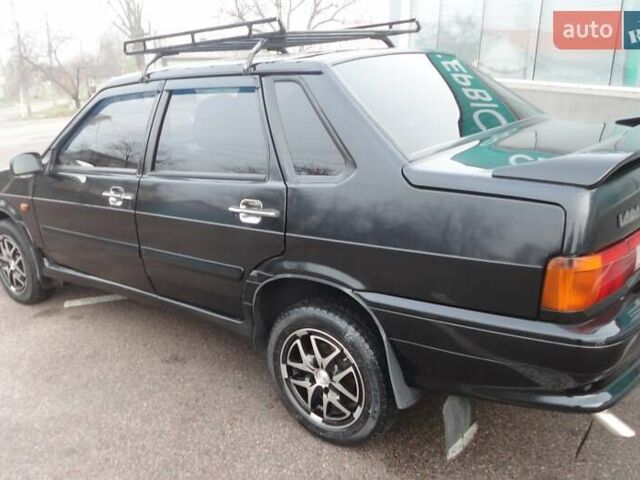 Черный ВАЗ 2115 Самара, объемом двигателя 1.6 л и пробегом 112 тыс. км за 3299 $, фото 3 на Automoto.ua