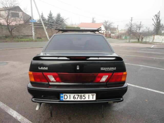 Черный ВАЗ 2115 Самара, объемом двигателя 1.6 л и пробегом 112 тыс. км за 3299 $, фото 5 на Automoto.ua