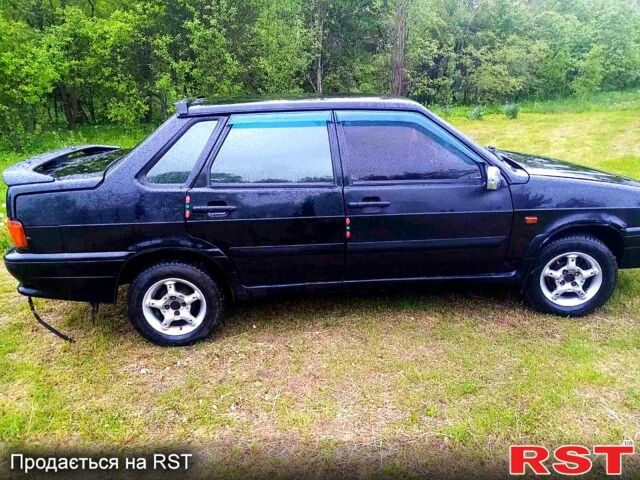 Черный ВАЗ 2115 Самара, объемом двигателя 1.6 л и пробегом 147 тыс. км за 2100 $, фото 7 на Automoto.ua
