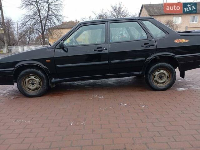 Чорний ВАЗ 2115 Самара, об'ємом двигуна 1.6 л та пробігом 93 тис. км за 3000 $, фото 1 на Automoto.ua