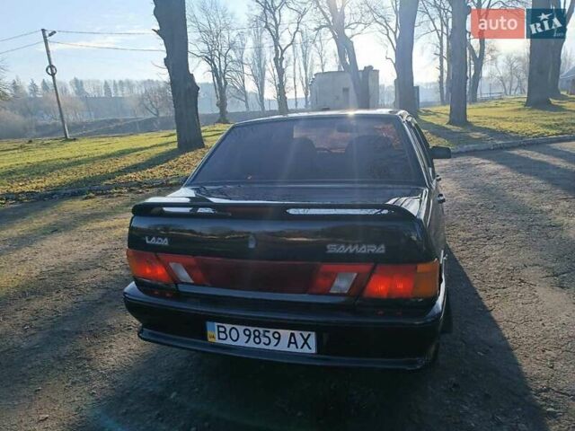 Черный ВАЗ 2115 Самара, объемом двигателя 1.6 л и пробегом 111 тыс. км за 1890 $, фото 1 на Automoto.ua