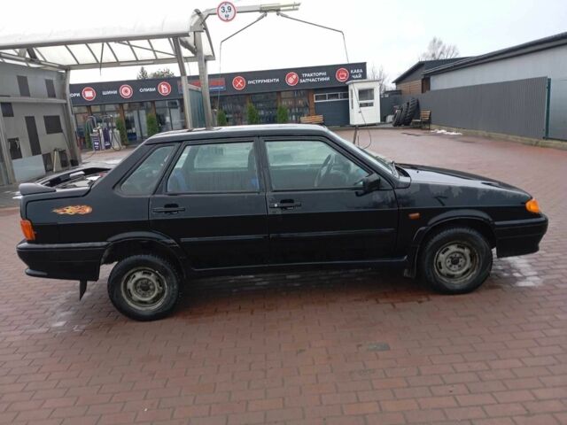 Чорний ВАЗ 2115 Самара, об'ємом двигуна 1.6 л та пробігом 93 тис. км за 3000 $, фото 1 на Automoto.ua