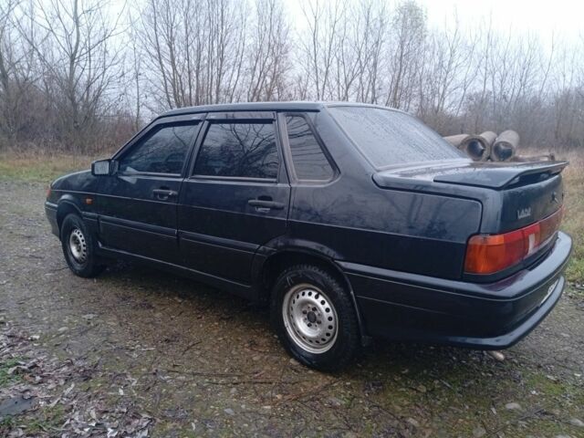 Черный ВАЗ 2115 Самара, объемом двигателя 1.5 л и пробегом 262 тыс. км за 2000 $, фото 1 на Automoto.ua