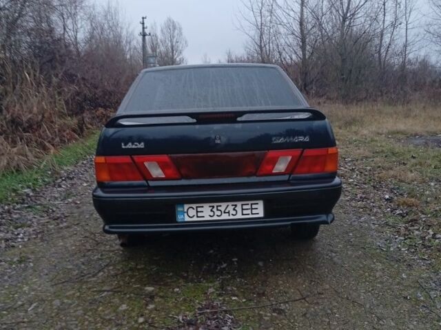 Черный ВАЗ 2115 Самара, объемом двигателя 1.5 л и пробегом 262 тыс. км за 2000 $, фото 2 на Automoto.ua