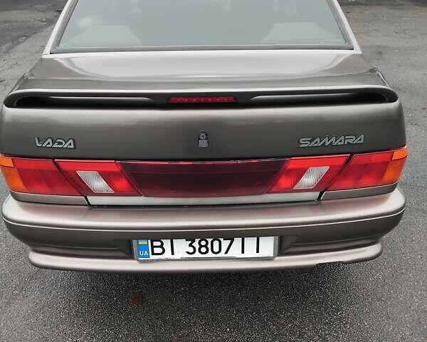 Коричневый ВАЗ 2115 Самара, объемом двигателя 1.6 л и пробегом 207 тыс. км за 2500 $, фото 5 на Automoto.ua