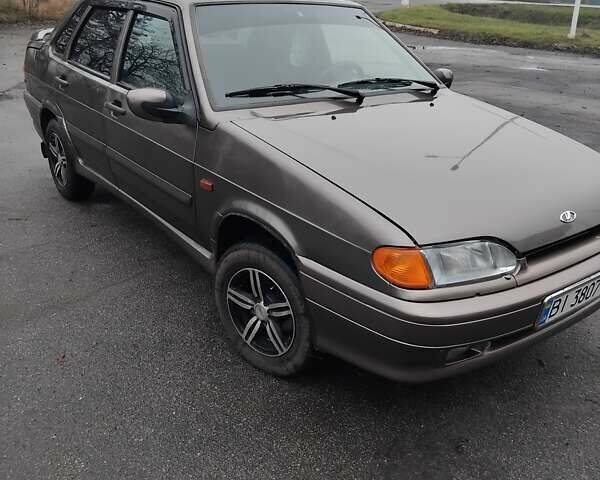 Коричневый ВАЗ 2115 Самара, объемом двигателя 1.6 л и пробегом 207 тыс. км за 2500 $, фото 1 на Automoto.ua